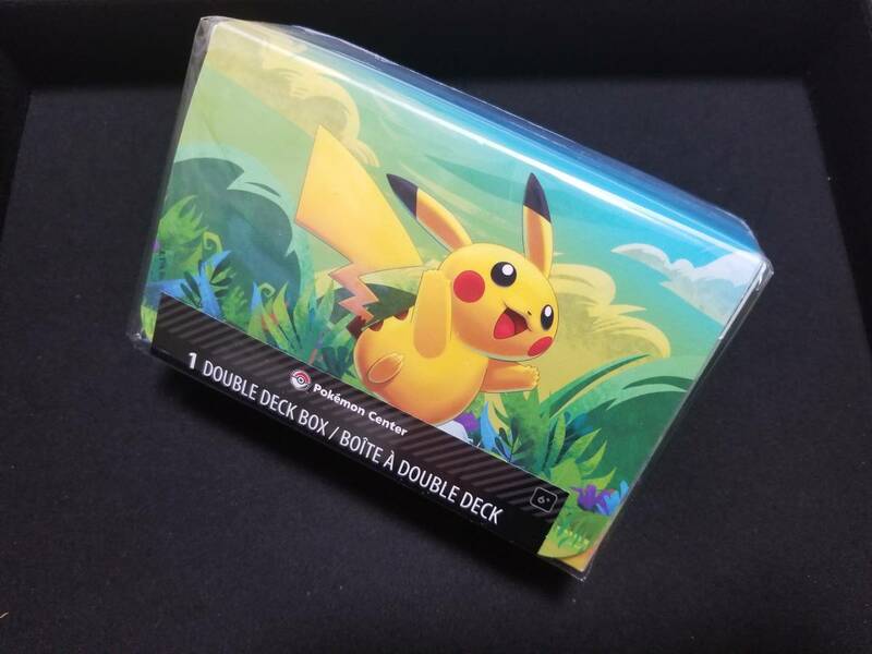 送料無料 海外限定 ポケカ ピカチュウ ダブルデッキケース ポケモンカードゲーム pokemon TCG Deck Box Pikachu