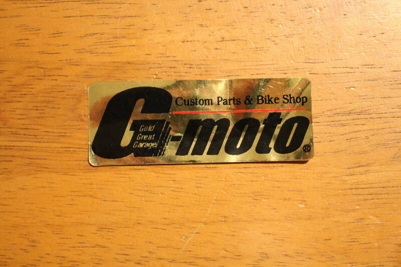 送料250円～ G-moto　ステッカー　80X30mｍ