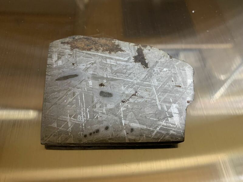 限定セール貴重Gibeon Meteorite Namibia ギベオン隕石 123g メテオライト 鉄隕石 ナミビア 隕石 ④