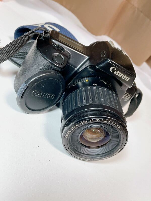350 Canon キャノン EOS 1000QD CANON ZOOM LENS EF 35-80mm 1:4-5.6 フィルムカメラ 未チェックジャンク