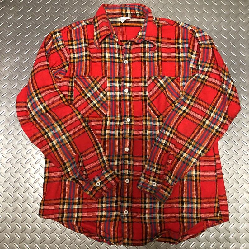 70s BIG MAC Heavy Flannel Shirt ヘビーネルシャツ JCPenneyビッグマック ②