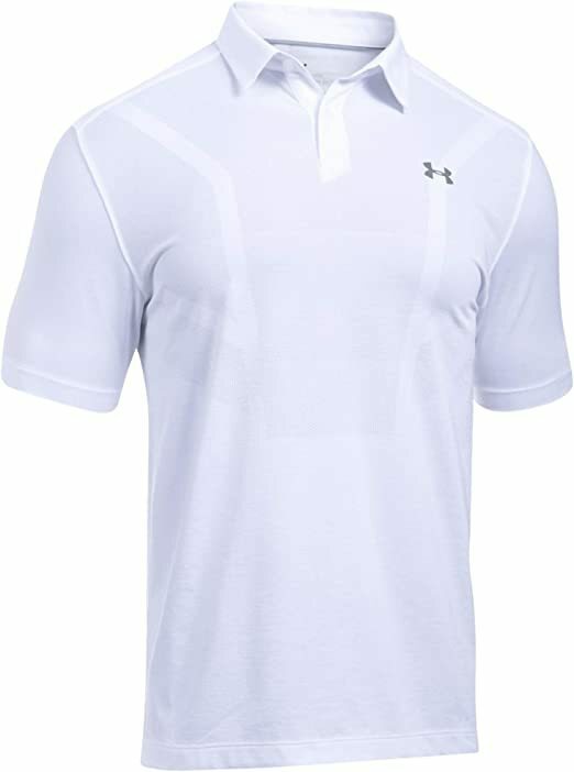 B13-09 新品 人気の定番商品 UNDER ARMOUR アンダーアーマー ポロシャツ　半袖　ゴルフ　1290152 ホワイト Lサイズ