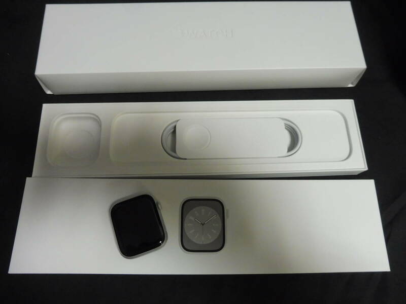 美品箱付 Apple Watch Series 8 GPSモデル 45mm アップルウォッチ 8 スマートウォッチ