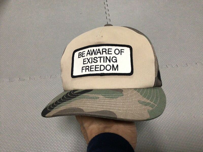 カシラ CA4LA 迷彩 キャップ 帽子 SOCIAL SCAPE no.AKI02085 ソーシャル スケープ 日本製 BE AWARE OF EXISTING FREEDOM