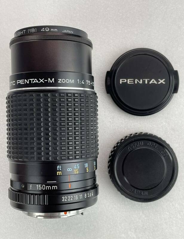 真684【PENTAX/ペンタックス】PENTAX レンズ『SMC PENTAX-M ZOOM 1:4 75～150mm』レンズカバー付き