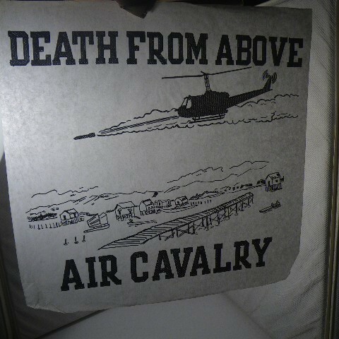 ビンテージ 熱転写 アイロンプリント air cavalry P138