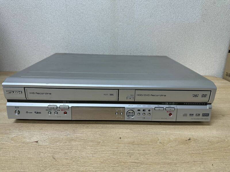 A429 MITSUBISHI 三菱 DVR-HS315 DVDレコーダー 通電確認のみ　ジャンク