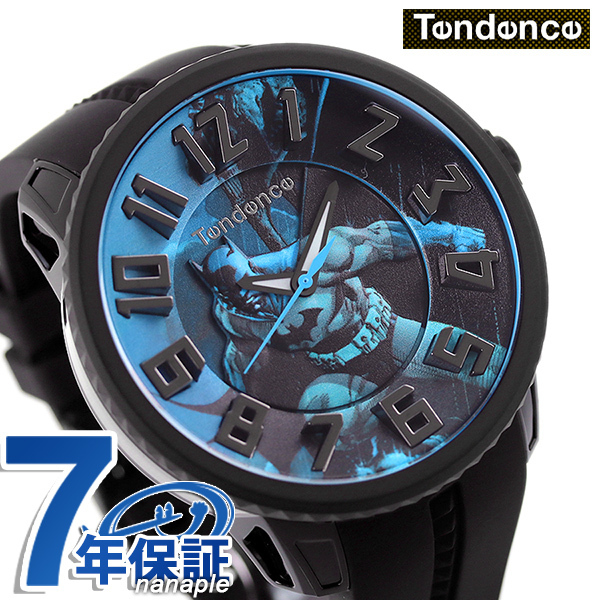 テンデンス ガリバーラウンド 51mm バットマン 腕時計 TY430404 TENDENCE ブルー×ブラック