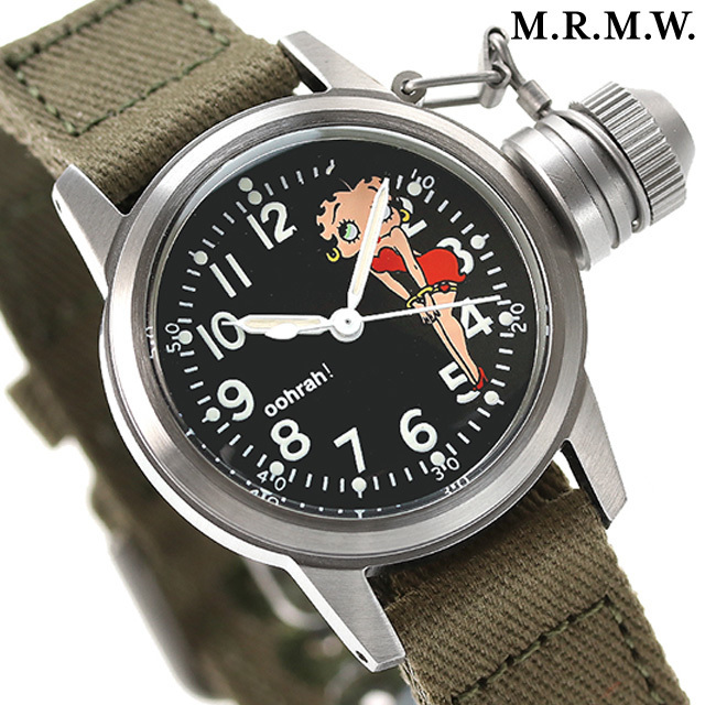 モントルロロイ ブシップウオッチ ベティブープ リミテッドバージョン 腕時計 M.R.M.W. BSPS-E1-BET-FAB-GR
