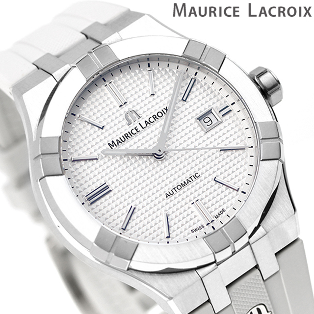 モーリスラクロア アイコン 39mm 自動巻き 腕時計 MAURICE LACROIX AI6008-SS000-130-2