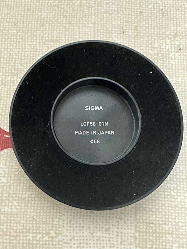 シグマ SIGMA FRONT CAP LCF58-01M 金属フロントキャップ　50mm 35mm F2 DG DN 用