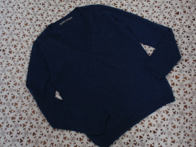 45RPM　ウールVネックセーター