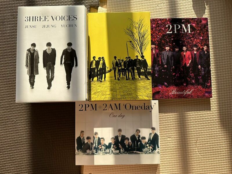 2PM beautiful 2PM＋2AM ONEDAY Beyond the ONEDAY ～Story of 2PM & 2AM～ JYJ 3HREE VOICE DVD アルバム 4点セット　初回盤