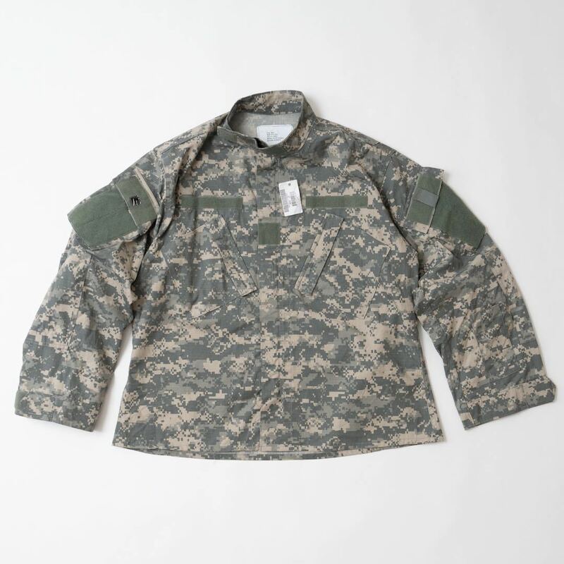 新品 デッドストック 米軍実物 US ARMY ACU コンバット シャツ ジャケット Lサイズ LARGE-SHORT デジタルカモ アメリカ軍 放出品 未使用品