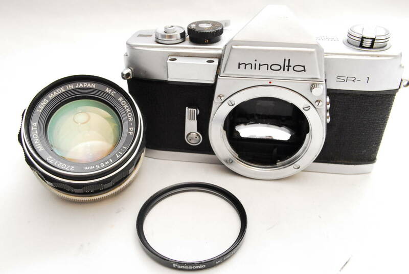 MINOLTA SR-1/MC ROKKOR-PF 55mm F1.7 1018-23-1