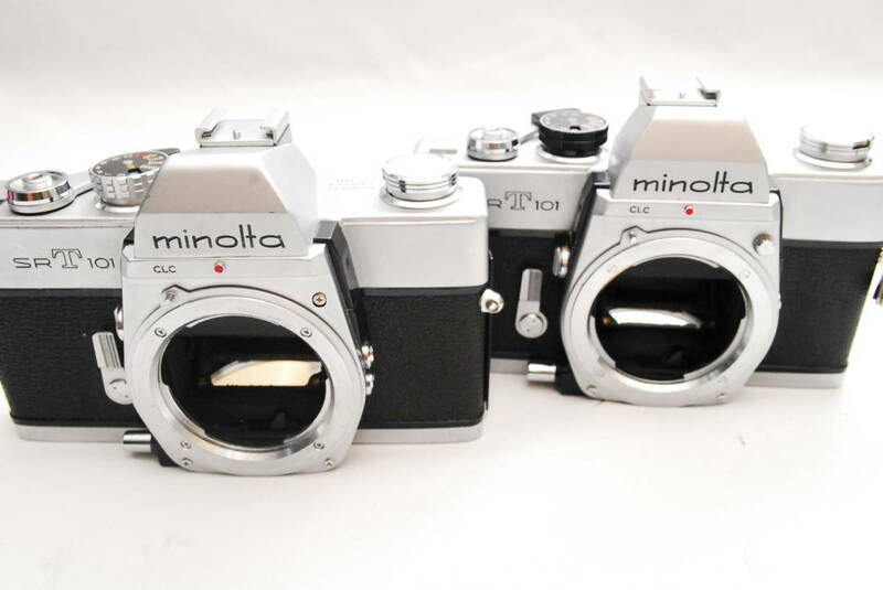 MINOLTA SR-T 101　２個　（ジャンク品）1018-23-7