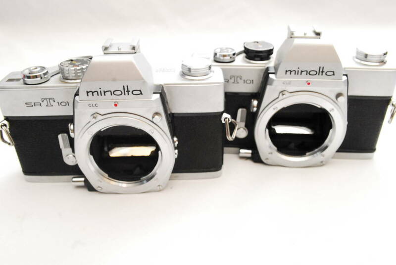MINOLTA SR-T 101　２個　（ジャンク品）1018-91-2