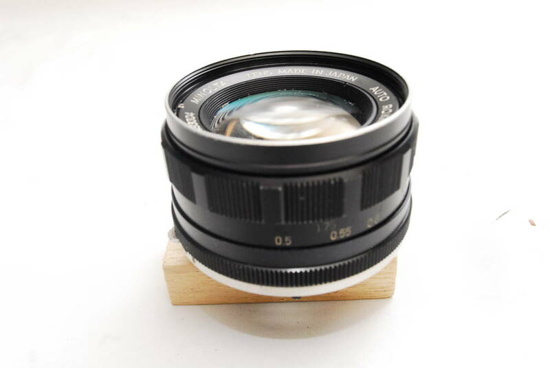 MINOLTA MC ROKKOR-PF 55mm 1:1.8 美品 1018-91-12