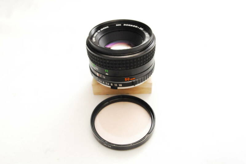 MINOLTA MC ROKKOR-PF 50mm 1:1.7 良品 1018-256-13