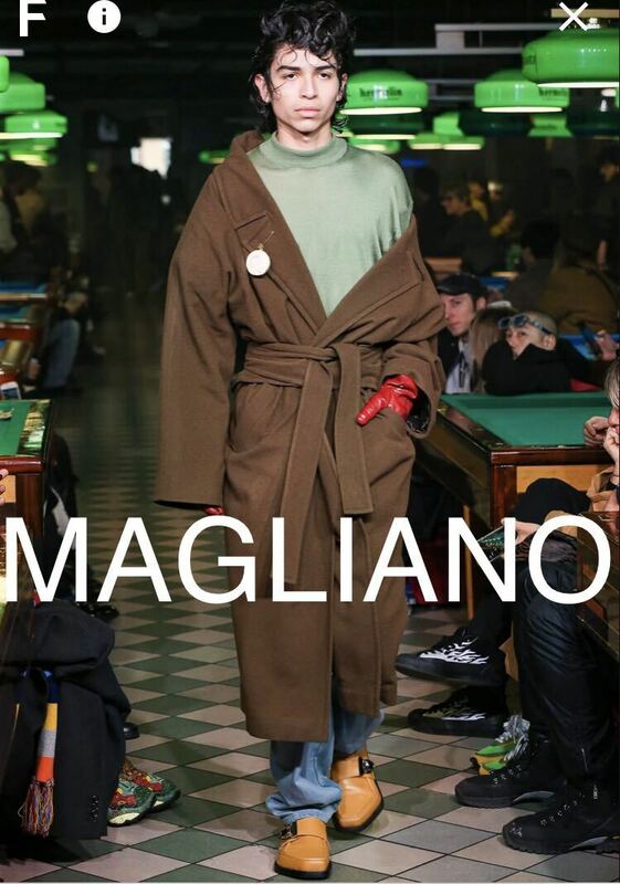 新品 20AW MAGLIANO マリアーノ ランウェイ チェスターコート オーバーサイズ セットアップ ジャケット パンツ シャツ ニット カーディガン