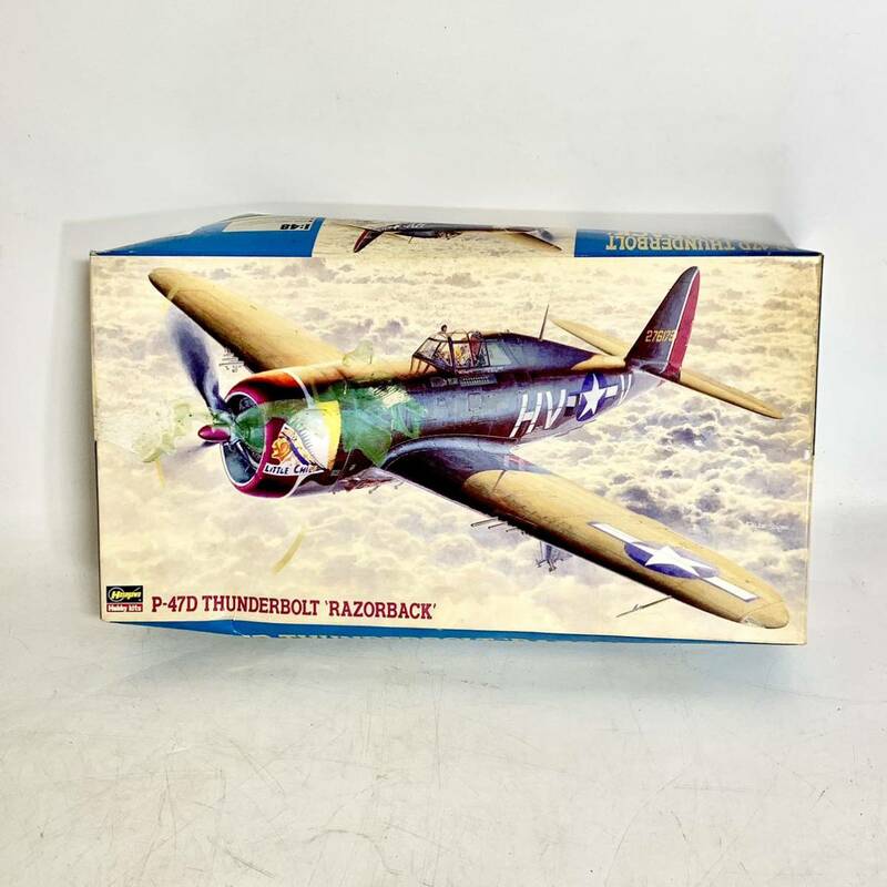 未組立　ハセガワ　1/48　P-47D サンダーボルト・レザーバック　THUNDERBOLT RAZORBACK　JT57 09057　Hasegawa