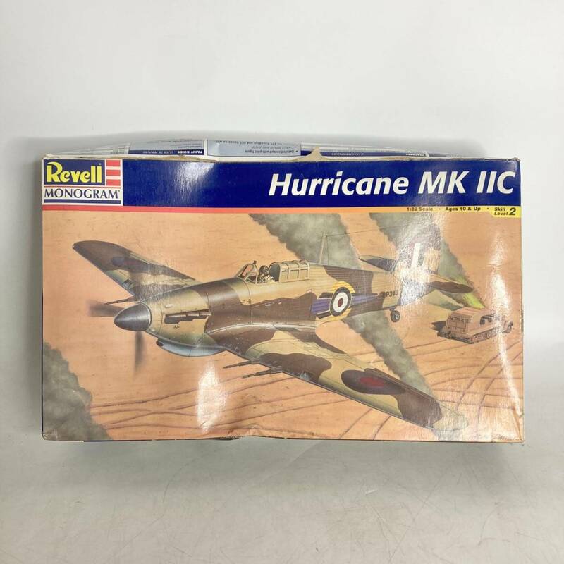 プラモデル　Hurricane MK ⅡC　レーベル　Revell　1/32　Ages10 & Up Skill Level2　ハリケーン　説明書付　未組立　プラモ　MONOGRAM