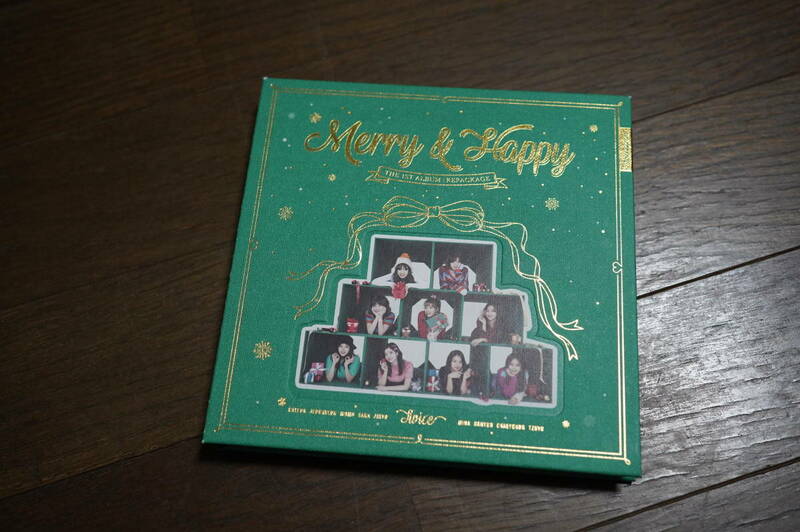 ★JYPK-0884 CD TWICE Merry&Happy (クリポス)
