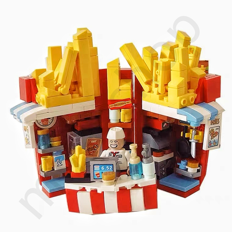 レゴ LEGO 互換 不可 LOZ ブロック 積木 ポテトショップ 可愛い 玩具 組立 手作り 男の子 女の子 子供大好き 知育玩具 親子交流