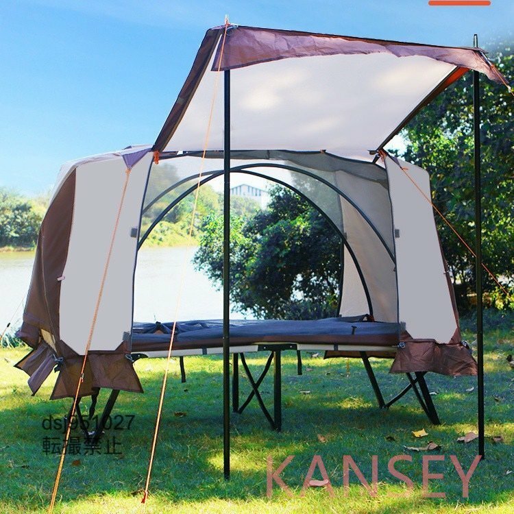 防雨 厚みアップ シングルテント 屋外 キャンプ キャンプテント オフグラウンドテント ビーチ釣りテント