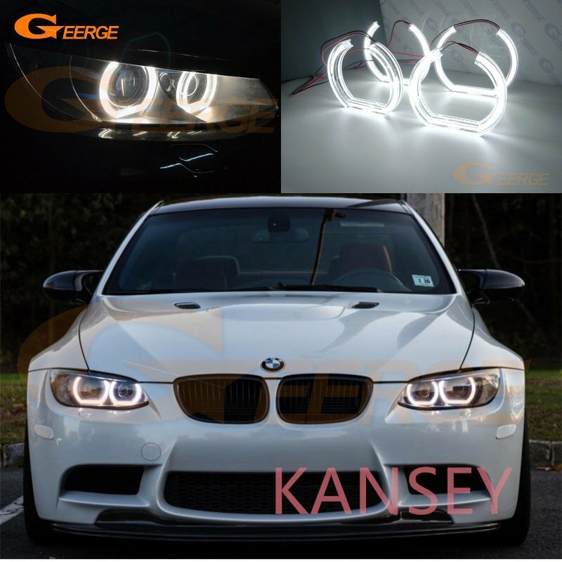 6-549 BMW 3シリーズE90 E92 E93 M3 2007-2013クーペカブリオレヘッドライト優れたDTMスタイル超高輝度LED