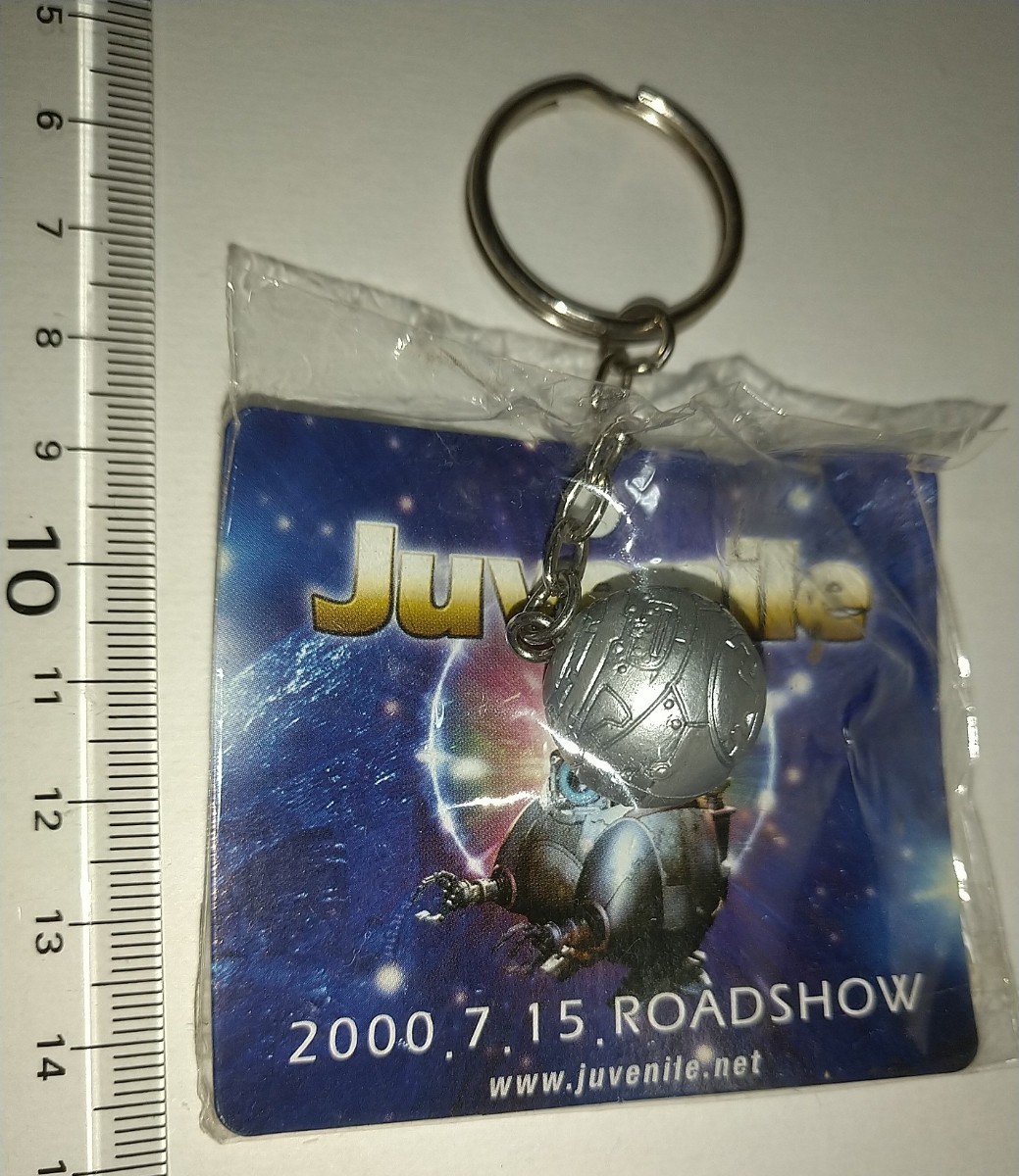 【未開封新品】映画ジュブナイルキーホルダー テトラ 銀色一色のみの着色 2000年 山崎貴 ゴジラ 山下達郎