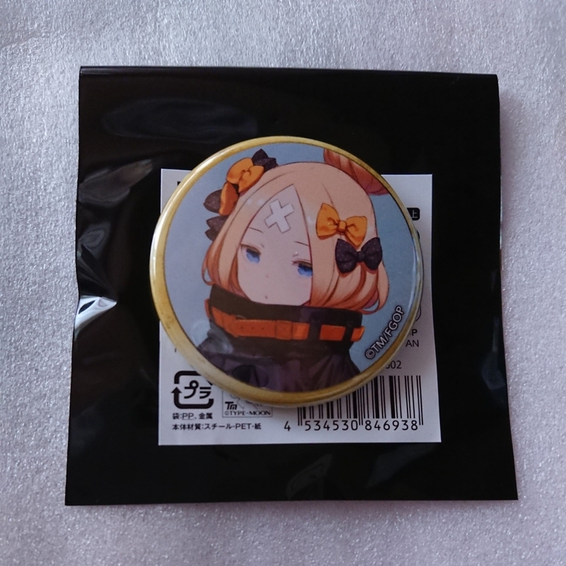 FGO Fate/Grand Order Fes.2018 フェス アビゲイル 霊基召喚 缶バッジ 旅装 新品 a