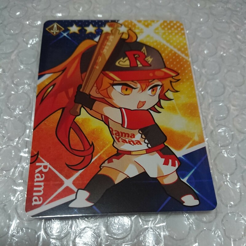 FGO Fate/Grand Order ラーマ グレイルリーグ 野球 カード 美品