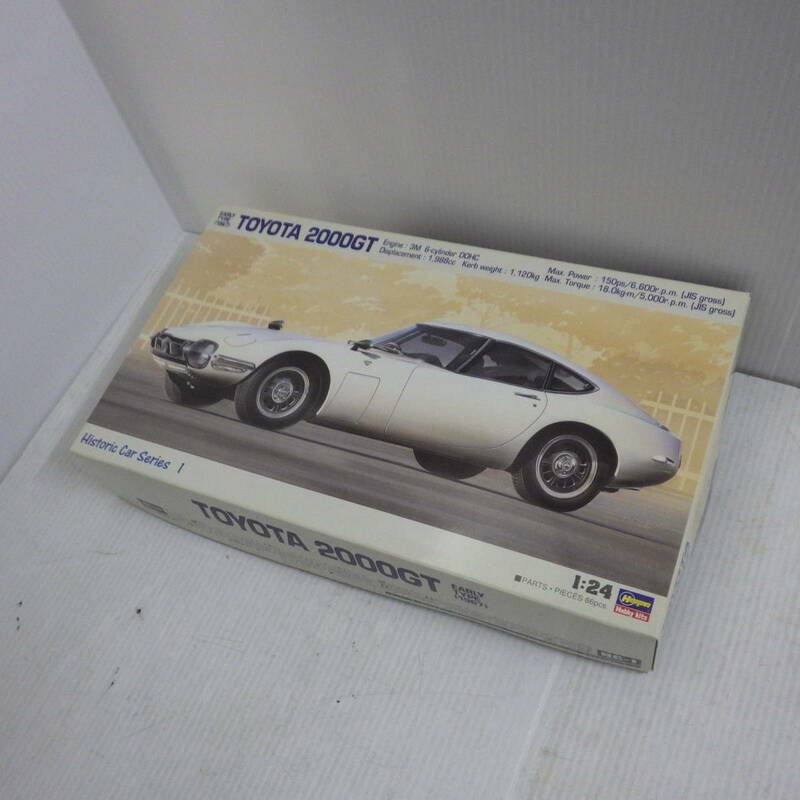 送料無料　未組立 内袋未開封 プラモデル Hasegawa TOYOTA 2000GT 前期型 1/24 スケール HC-1 ハセガワ トヨタ スポーツカー 1967