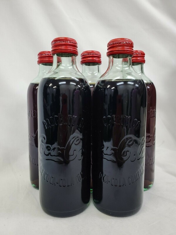 【未開封】Coca-Cola コカ・コーラ 125周年記念限定ボトル 5本セット 記念ボトル★ho-10