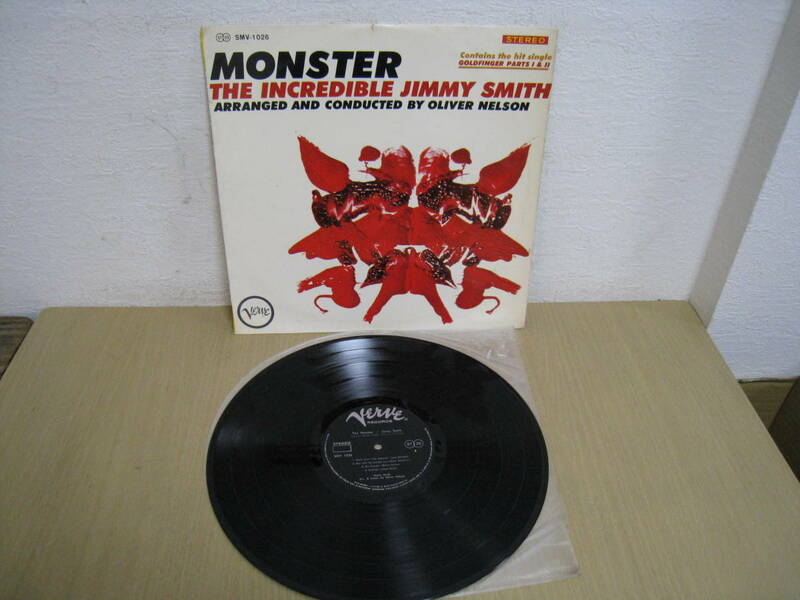 「510224/I7C」　LPレコード　ジミー・スミス Jimmy Smith　ジャズ・オルガンの巨人 Monster　SMV-1026