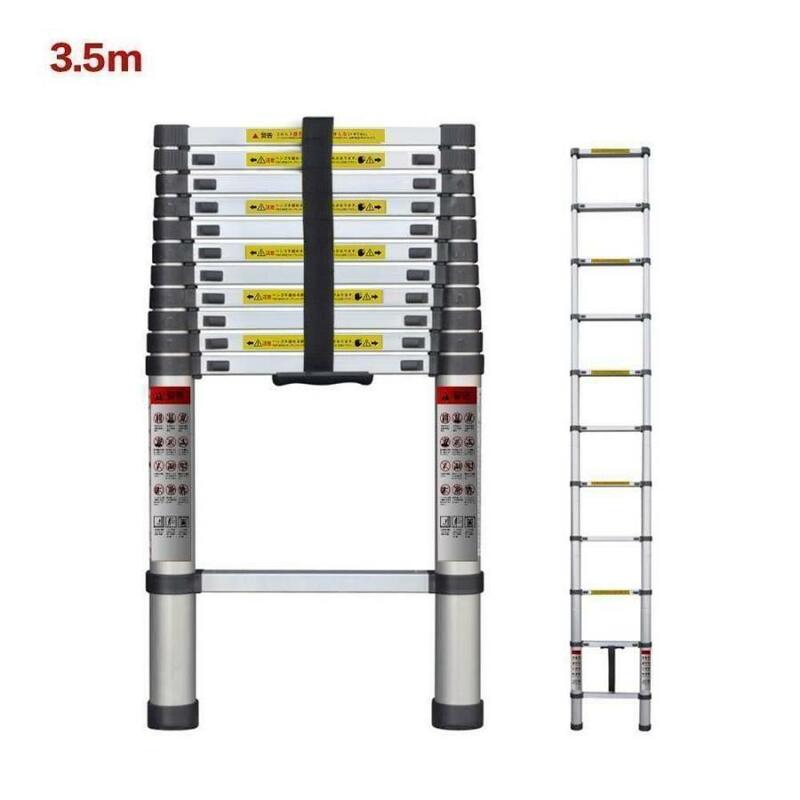 はしご 伸縮 3.5m ハシゴ 梯子 150kg 自動ロックスライド式 82