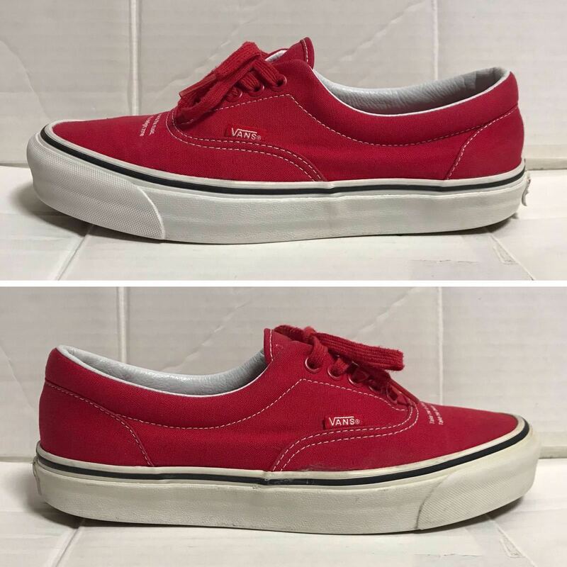 2017SS VANS バンズ UNDERCOVER アンダーカバー ERA LX エラ 赤 レッド シューズ 26.5 TEMPLES / Shelter Song 高橋盾