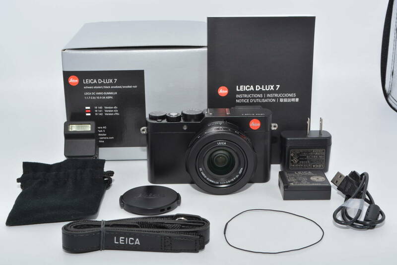 【特上品】 ライカ Leica D-LUX 7 コンパクトデジタルカメラ ブラック 19141　#6263