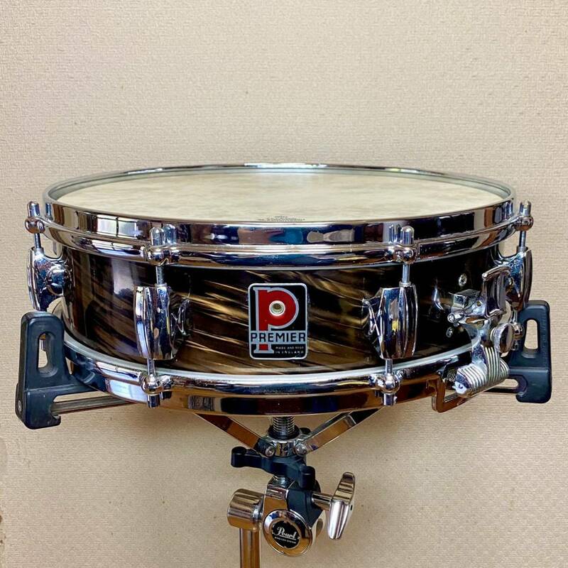 ◆Premier◆60's Vintage THE Royal Ace Snare 14×4 Mahogany Duroplastic 中古 The Beatles ビートルズ