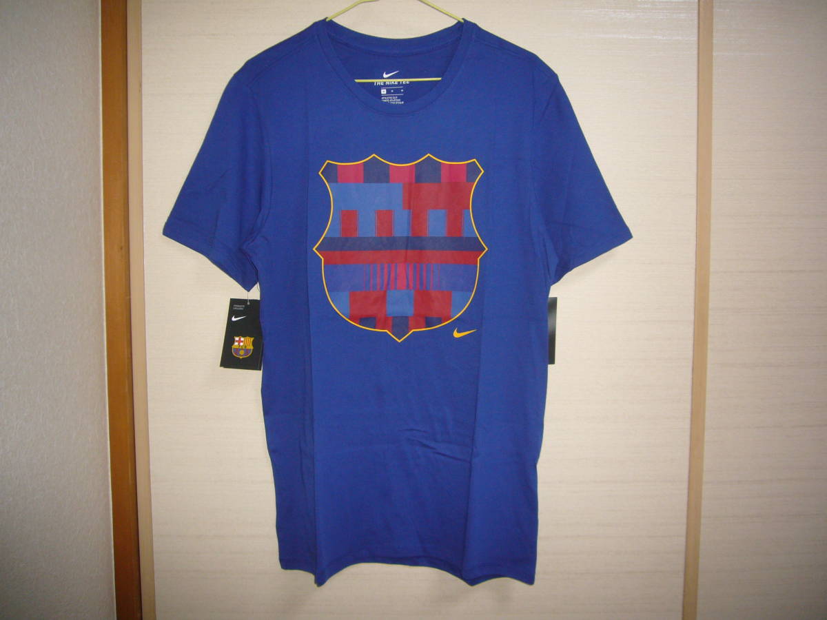 ナイキ バルセロナ半袖Tシャツ紺 Mサイズ