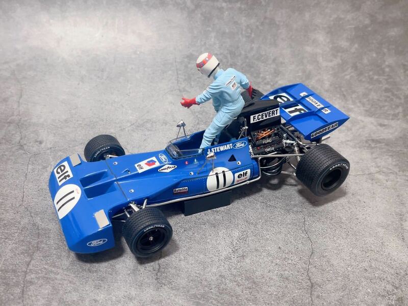 ★絶版エグゾト 1/18 ティレル フォード 003 カナダGP 1971 #11 Exoto Tyrrell Ford ジャッキー スチュワート フィギュア付　関　p34 BBR