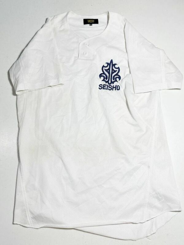 西湘 野球部 刺繍ロゴ ゼット ZETT ユニフォーム トレーニングシャツ XOサイズ