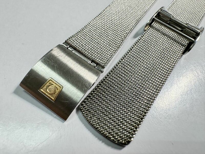 オメガ 2061 ステンレスベルト 17mm幅　メッシュベルト　OMEGA stainless steel bracelet 59-1