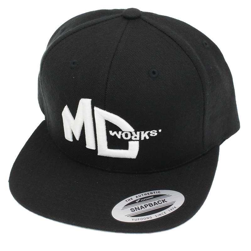 ★新品未使用★ MC works' MCワークス　フラットバイザーキャップ　ブラック