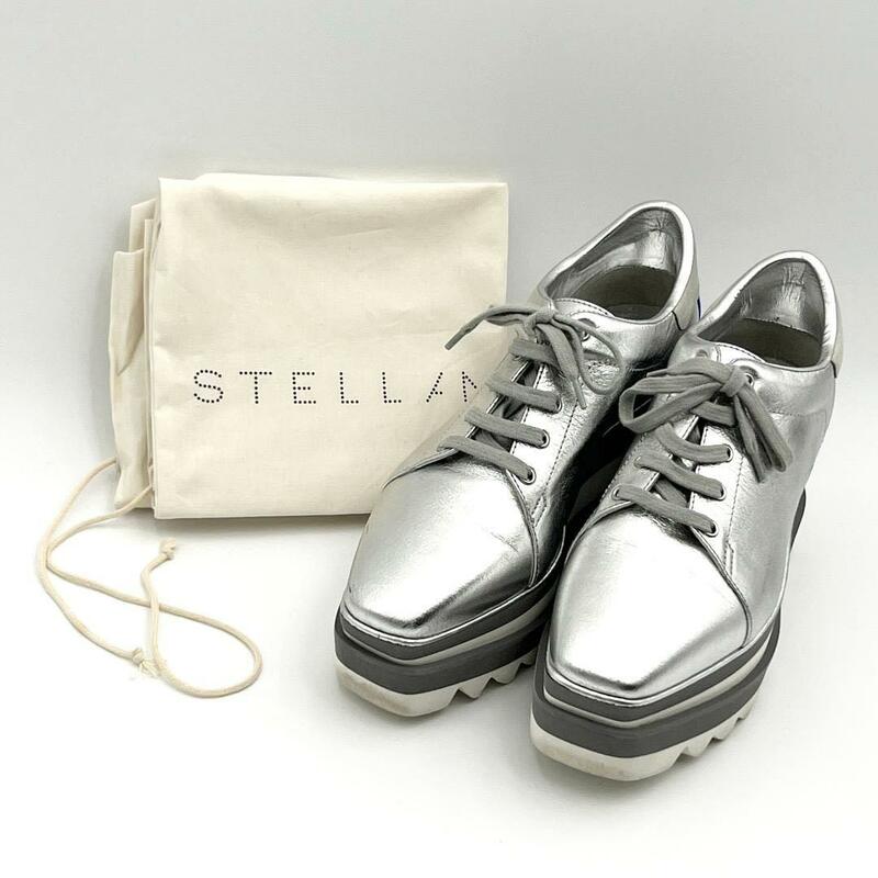 【22cm】ステラマッカートニー STELLA McCARTNEY　レディース　プラットフォーム　靴　スニーカー