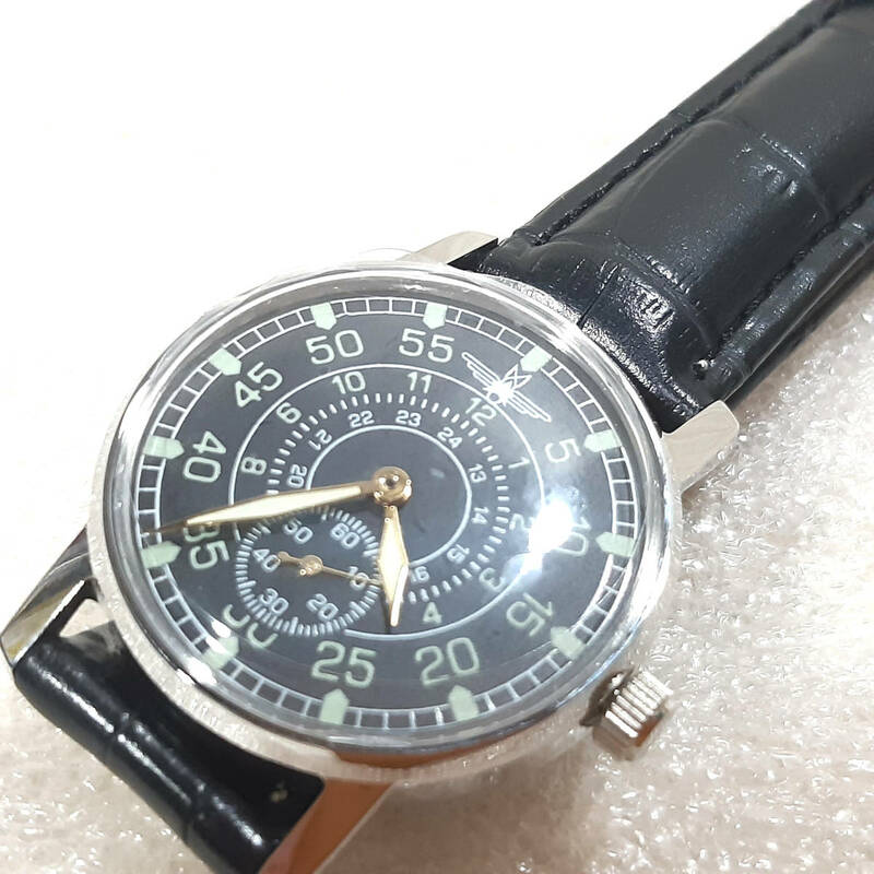 新品　ソ連 クロノグラフ ソビエト USSR CCCP ロシア 腕時計 シュトゥルマンスキー POBEDA ガガーリン 