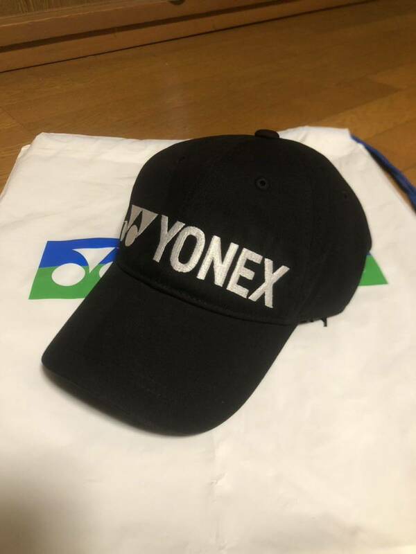 超限定品　 最新　YONEX　ヨネックス　限定キャップ 　オフコートキャップ　大会会場限定　ブラック　1点限定