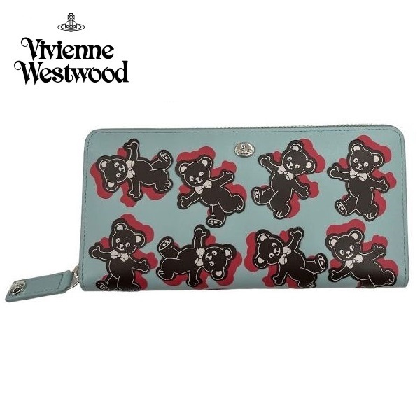 新品 ヴィヴィアンウエストウッド Vivienne Westwood 牛革 長財布 カードケース ラウンドファスナー ※この他にも出品中です♪ vi15431