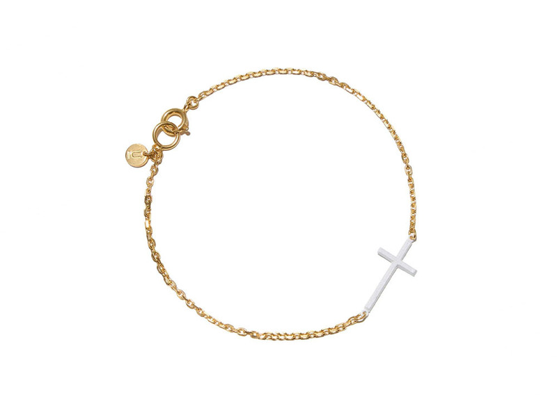 23AW 即完売 UNDERCOVER Silver Chain Bracelet Gold アンダーカバー ブレスレット クロス 十字架 ノースフェイス ナイキ ギャルソン